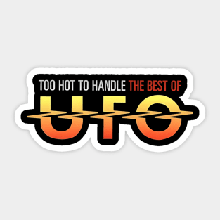 UFO band logo Sticker